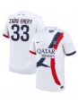 Paris Saint-Germain Warren Zaire-Emery #33 Bortedrakt 2024-25 Korte ermer